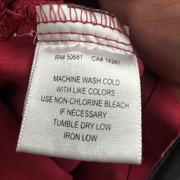 Barco SMALL Grey's Anatomy Signature Red Scrub Top Uniform Short Sleeve - Picture 10 of 11